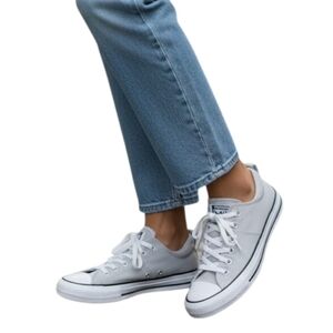 Converse All Star Chuck Taylor Canvas Light Gray Unisex Low Top Sneakers Size 7